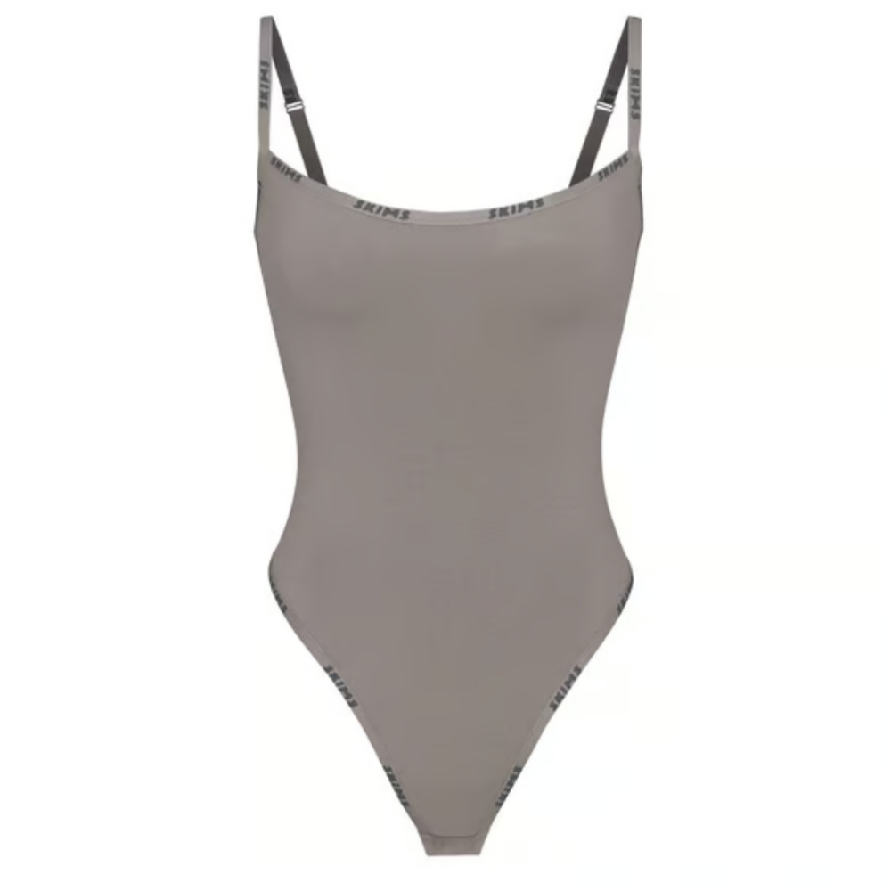 SKIMS Cotton Logo Bodysuit
